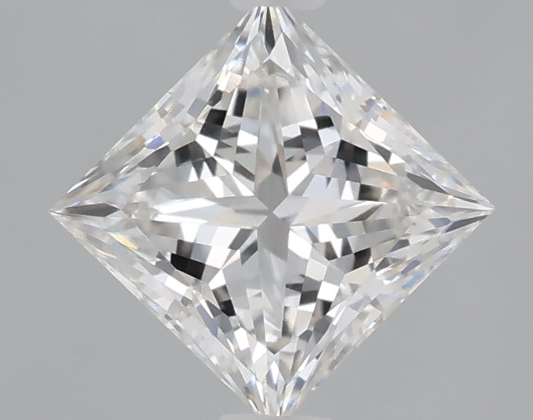 1.10 Carat Princess Shaped, Ideal Cut, F Color, VVS2 Clarity, IGI Certified Lab Grown Diamond