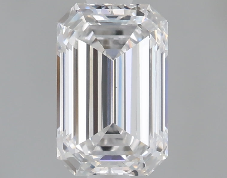 1.10 Carat Emerald Shaped, Ideal Cut, D Color, VS1 Clarity, IGI Certified Lab Grown Diamond