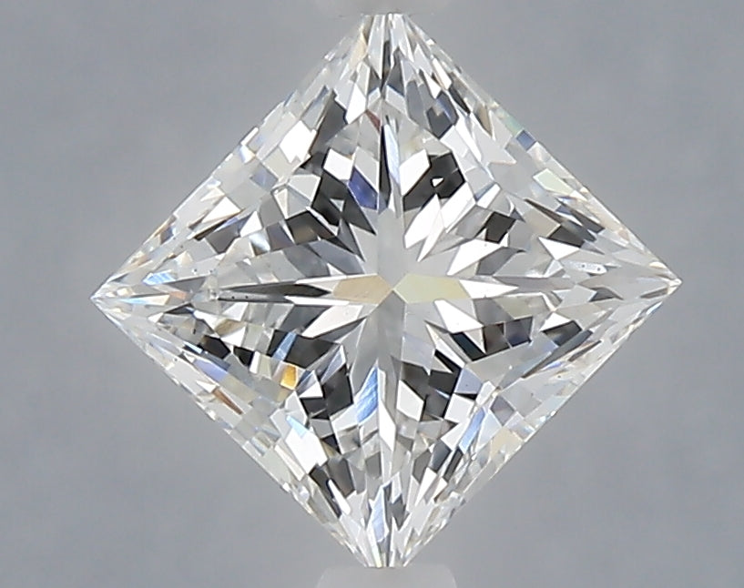 1.68 Carat Princess Shaped, Excellent Cut, E Color, VS1 Clarity, IGI Certified Lab Grown Diamond