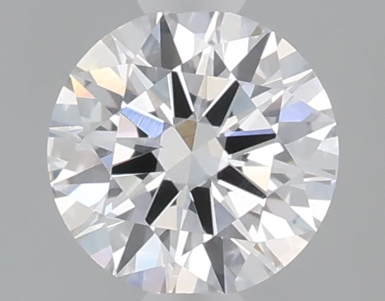 0.55 Carat Round Shaped, Excellent Cut, D Color, VVS2 Clarity, IGI Certified Lab Grown Diamond