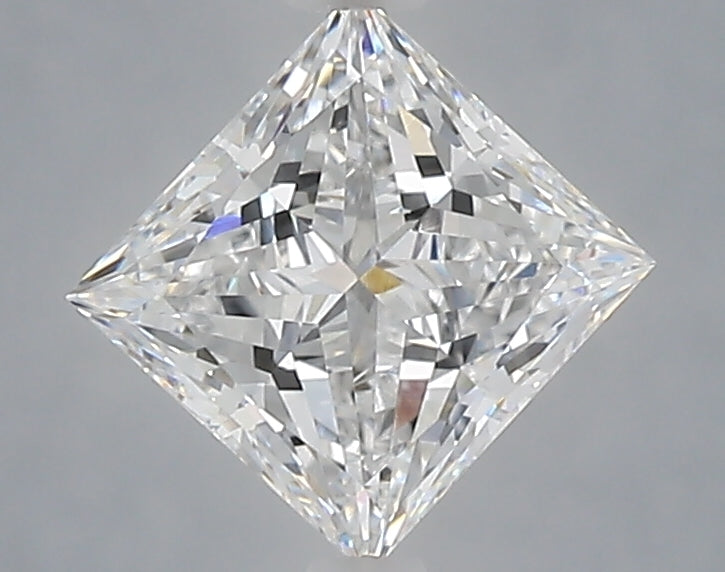 1.09 Carat Princess Shaped, Excellent Cut, D Color, VVS2 Clarity, IGI Certified Lab Grown Diamond