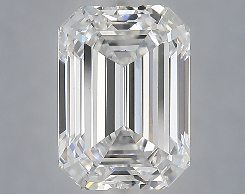 1.56 Carat Emerald Shaped, Ideal Cut, D Color, VS1 Clarity, IGI Certified Lab Grown Diamond