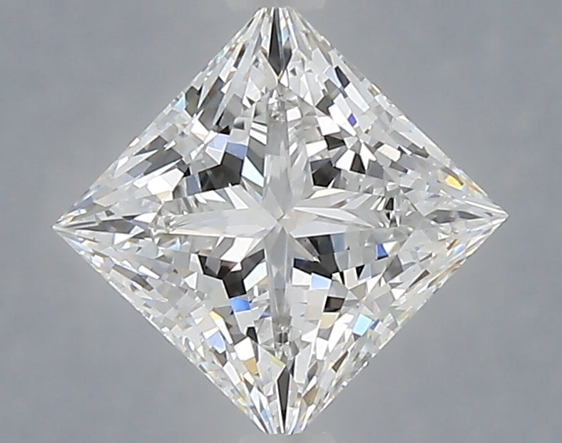 1.60 Carat Princess Shaped, Ideal Cut, D Color, VS1 Clarity, IGI Certified Lab Grown Diamond