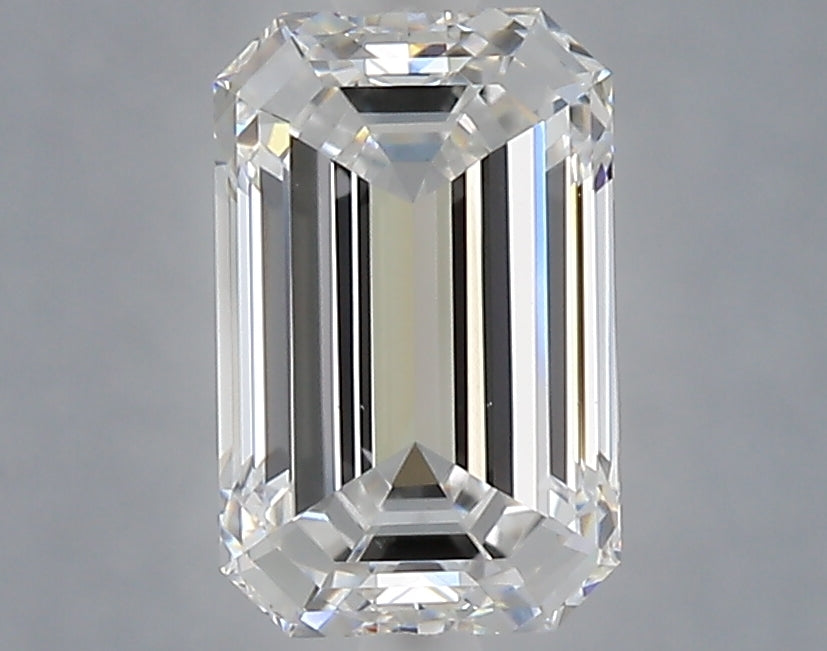 1.56 Carat Emerald Shaped, Ideal Cut, E Color, VS1 Clarity, IGI Certified Lab Grown Diamond