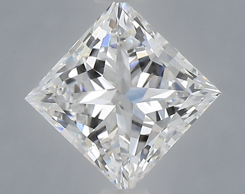 1.06 Carat Princess Shaped, Excellent Cut, D Color, VVS2 Clarity, IGI Certified Lab Grown Diamond