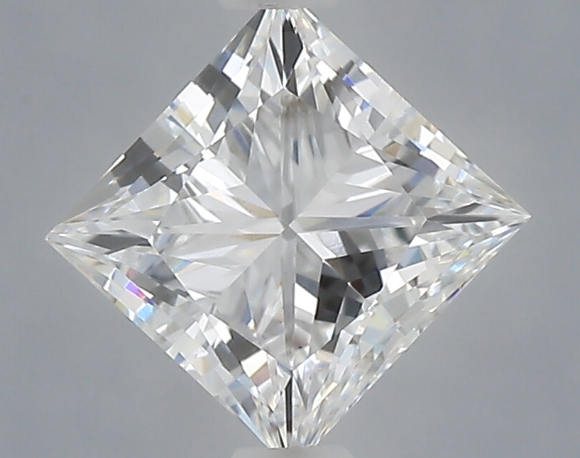 1.05 Carat Princess Shaped, Ideal Cut, D Color, VVS2 Clarity, IGI Certified Lab Grown Diamond