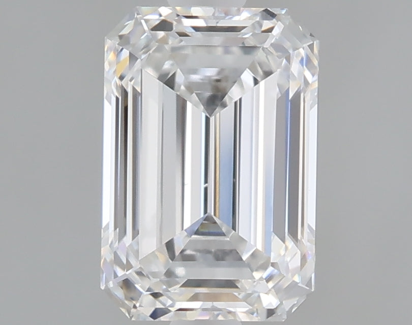 1.57 Carat Emerald Shaped, Ideal Cut, D Color, VS1 Clarity, IGI Certified Lab Grown Diamond