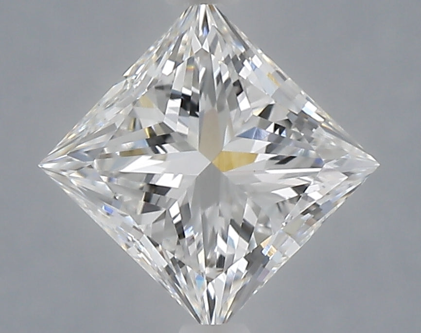 1.58 Carat Princess Shaped, Excellent Cut, E Color, VVS2 Clarity, IGI Certified Lab Grown Diamond