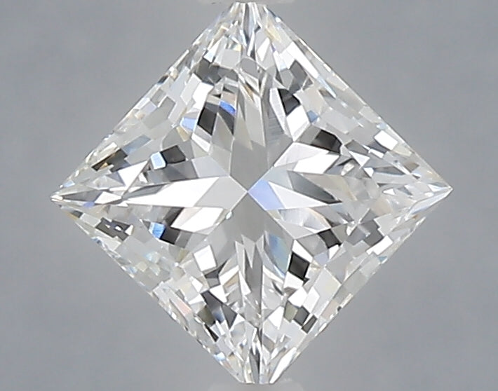 1.08 Carat Princess Shaped, Ideal Cut, D Color, VVS2 Clarity, IGI Certified Lab Grown Diamond