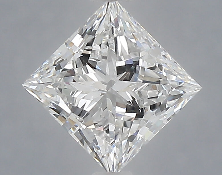 1.09 Carat Princess Shaped, Excellent Cut, D Color, VVS2 Clarity, IGI Certified Lab Grown Diamond