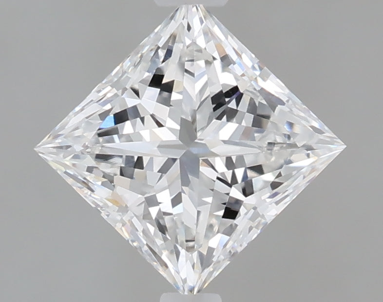 1.58 Carat Princess Shaped, Excellent Cut, D Color, VVS2 Clarity, IGI Certified Lab Grown Diamond