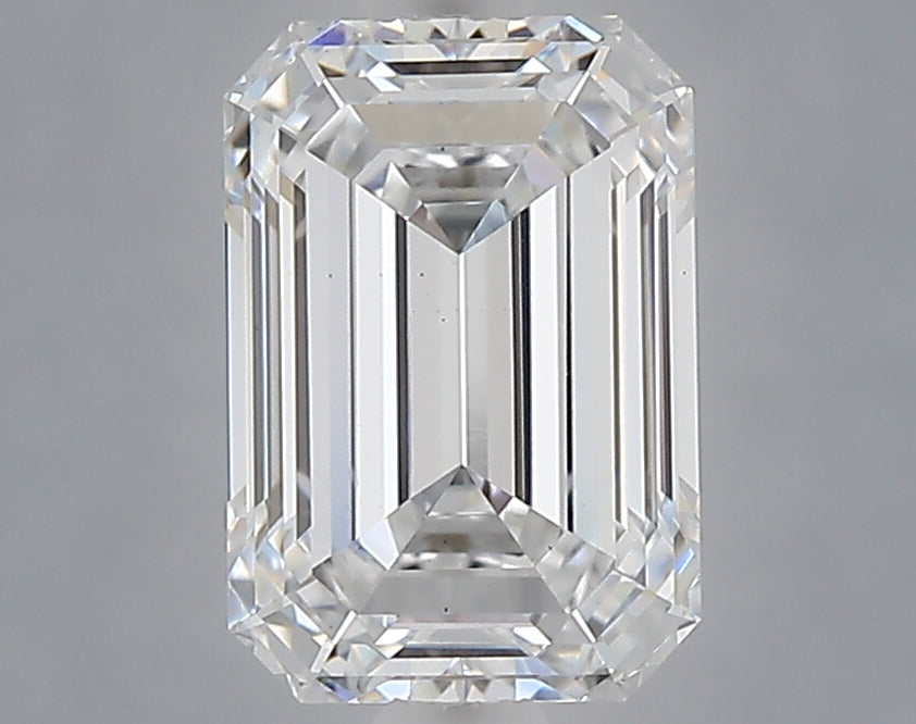 1.60 Carat Emerald Shaped, Ideal Cut, D Color, VS1 Clarity, IGI Certified Lab Grown Diamond