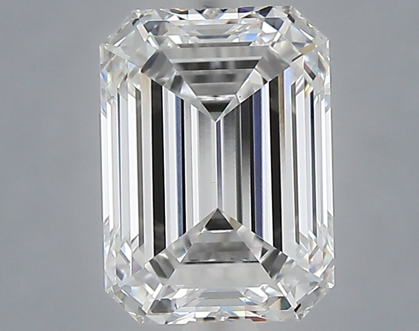 1.60 Carat Emerald Shaped, Ideal Cut, D Color, VS1 Clarity, IGI Certified Lab Grown Diamond