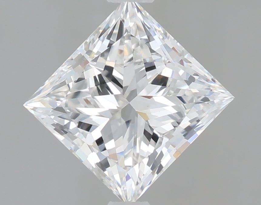 1.60 Carat Princess Shaped, Excellent Cut, D Color, VS1 Clarity, IGI Certified Lab Grown Diamond