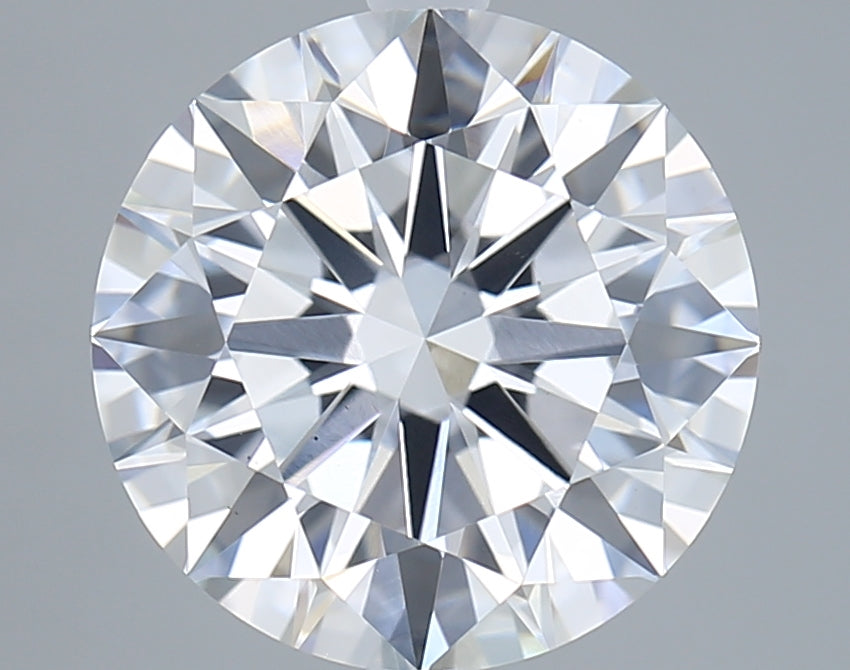 4.09 Carat Round Shaped, Excellent Cut, E Color, VS2 Clarity, IGI Certified Lab Grown Diamond