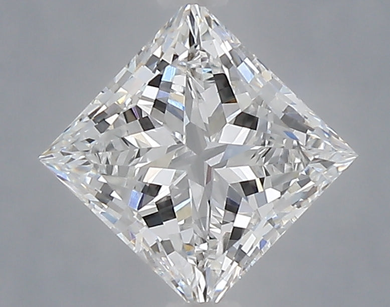 1.10 Carat Princess Shaped, Excellent Cut, D Color, VVS2 Clarity, IGI Certified Lab Grown Diamond