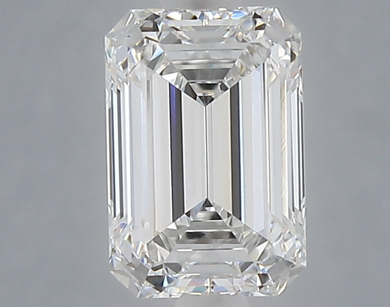 1.10 Carat Emerald Shaped, Ideal Cut, D Color, VVS2 Clarity, IGI Certified Lab Grown Diamond