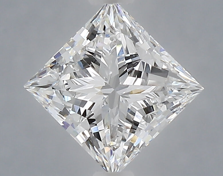 1.05 Carat Princess Shaped, Very Good Cut, D Color, VVS2 Clarity, IGI Certified Lab Grown Diamond