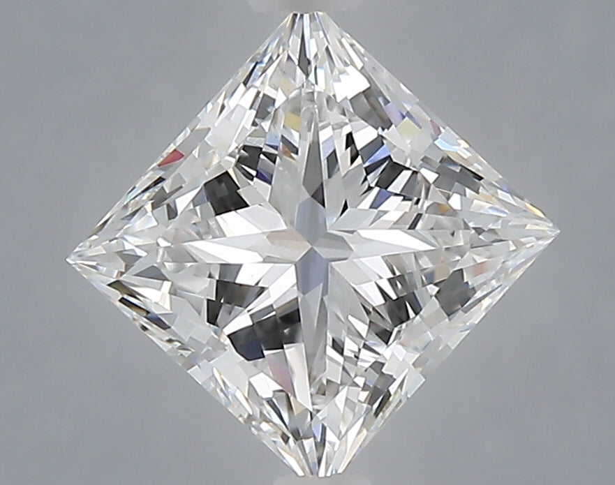 1.59 Carat Princess Shaped, Ideal Cut, E Color, VVS2 Clarity, IGI Certified Lab Grown Diamond