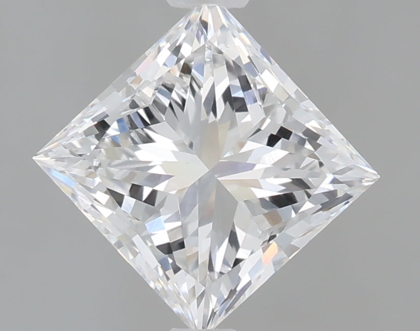 1.52 Carat Princess Shaped, Very Good Cut, D Color, VVS2 Clarity, IGI Certified Lab Grown Diamond