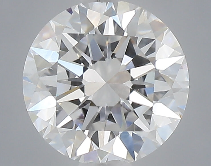 0.55 Carat Round Shaped, Excellent Cut, D Color, VVS2 Clarity, IGI Certified Lab Grown Diamond