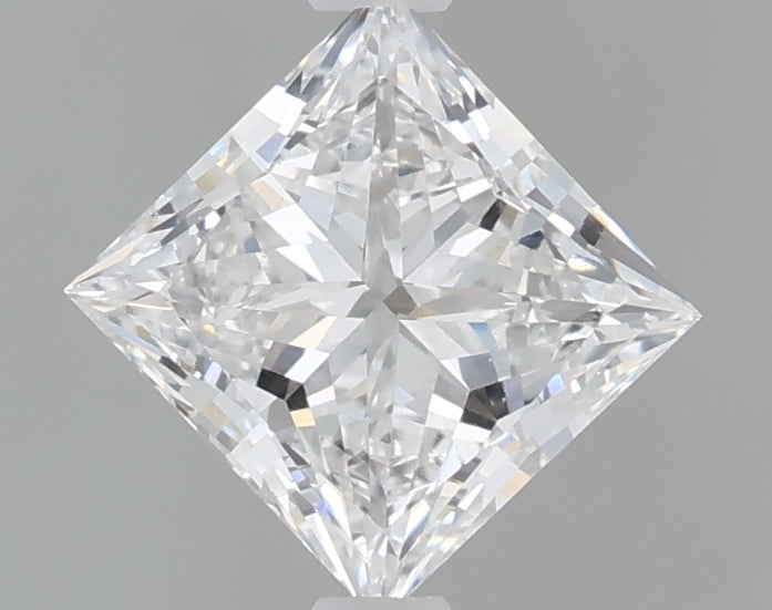 1.04 Carat Princess Shaped, Excellent Cut, D Color, VVS2 Clarity, IGI Certified Lab Grown Diamond