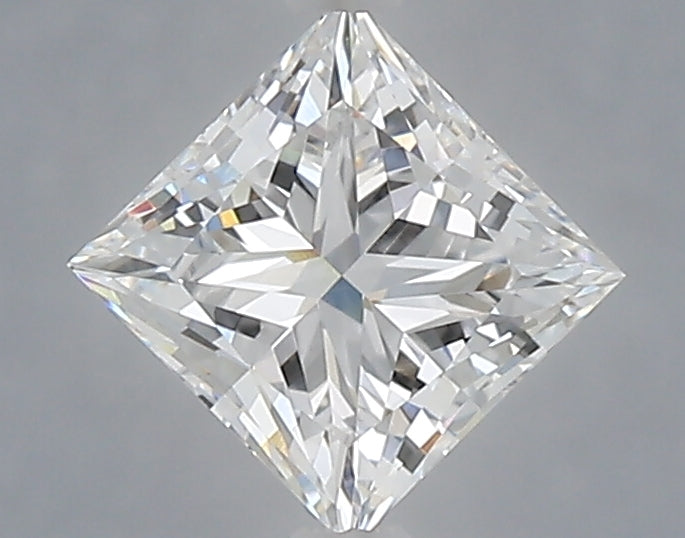 1.04 Carat Princess Shaped, Ideal Cut, D Color, VVS2 Clarity, IGI Certified Lab Grown Diamond