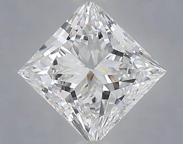 1.04 Carat Princess Shaped, Excellent Cut, D Color, VVS2 Clarity, IGI Certified Lab Grown Diamond