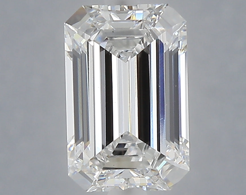 1.52 Carat Emerald Shaped, Ideal Cut, D Color, VS1 Clarity, IGI Certified Lab Grown Diamond