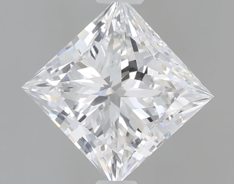 1.10 Carat Princess Shaped, Ideal Cut, D Color, VVS2 Clarity, IGI Certified Lab Grown Diamond