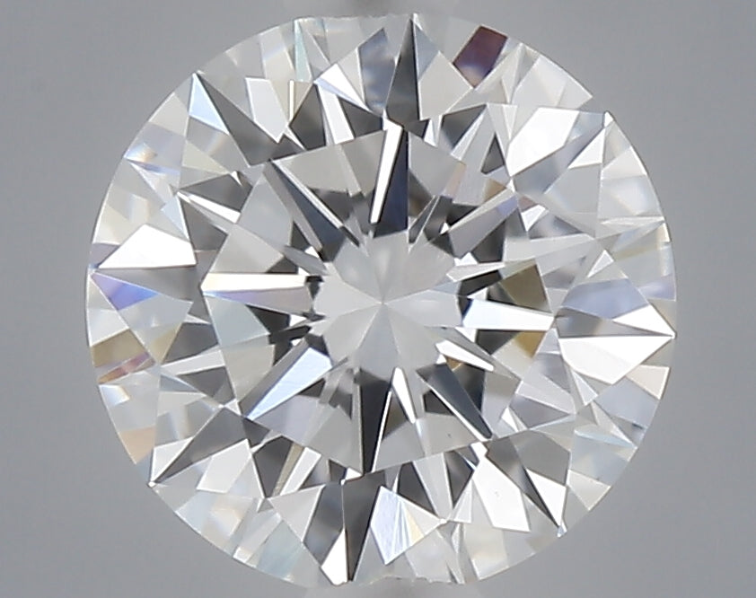 0.53 Carat Round Shaped, Excellent Cut, D Color, VVS2 Clarity, IGI Certified Lab Grown Diamond