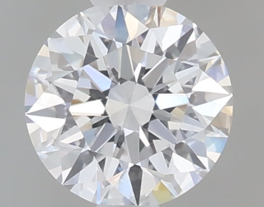 0.55 Carat Round Shaped, Ideal Cut, D Color, VVS2 Clarity, IGI Certified Lab Grown Diamond