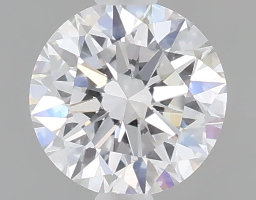 0.53 Carat Round Shaped, Excellent Cut, D Color, VVS2 Clarity, IGI Certified Lab Grown Diamond