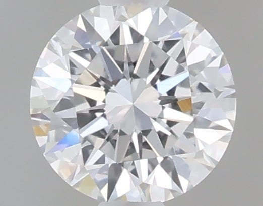 0.55 Carat Round Shaped, Excellent Cut, D Color, VVS2 Clarity, IGI Certified Lab Grown Diamond