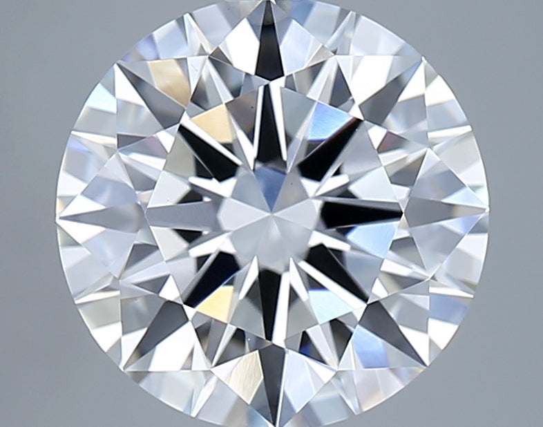 4.06 Carat Round Shaped, Excellent Cut, E Color, VS1 Clarity, IGI Certified Lab Grown Diamond