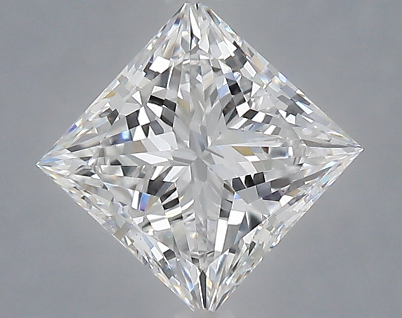 1.59 Carat Princess Shaped, Very Good Cut, D Color, VS1 Clarity, IGI Certified Lab Grown Diamond