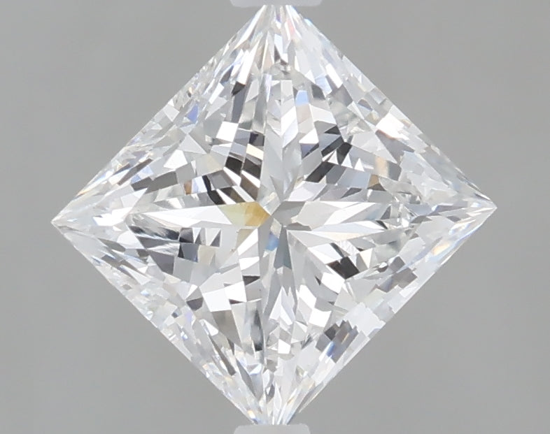 1.59 Carat Princess Shaped, Excellent Cut, E Color, VS1 Clarity, IGI Certified Lab Grown Diamond