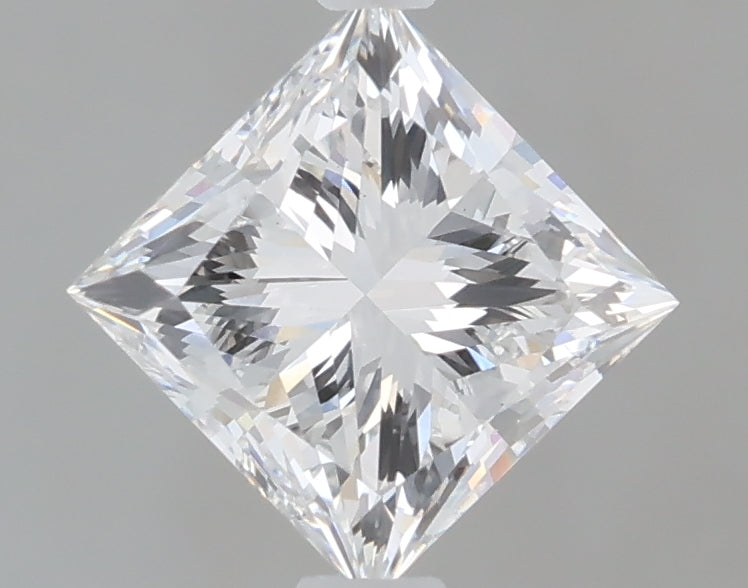 1.50 Carat Princess Shaped, Excellent Cut, D Color, VS1 Clarity, IGI Certified Lab Grown Diamond