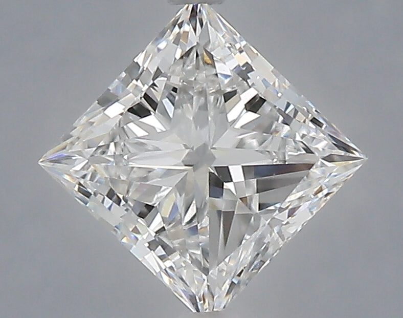 1.49 Carat Princess Shaped, Excellent Cut, E Color, VVS2 Clarity, IGI Certified Lab Grown Diamond