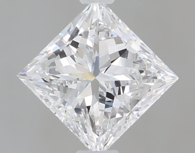 1.06 Carat Princess Shaped, Very Good Cut, D Color, VVS2 Clarity, IGI Certified Lab Grown Diamond