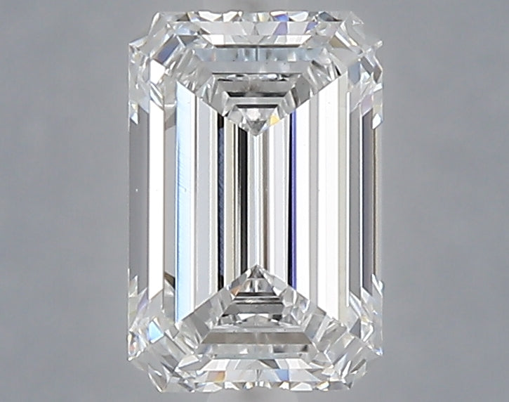 1.10 Carat Emerald Shaped, Very Good Cut, D Color, VS1 Clarity, IGI Certified Lab Grown Diamond