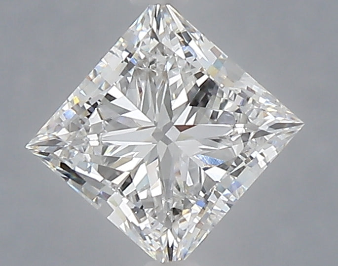 1.04 Carat Princess Shaped, Ideal Cut, D Color, VVS2 Clarity, IGI Certified Lab Grown Diamond