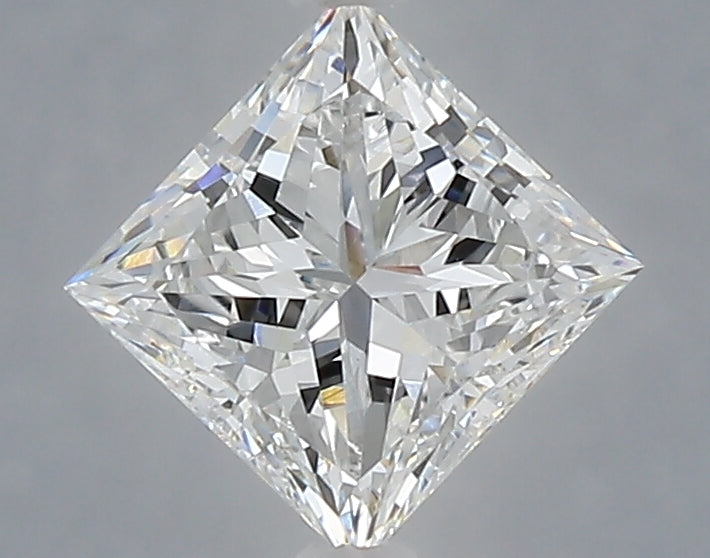 1.04 Carat Princess Shaped, Excellent Cut, D Color, VVS2 Clarity, IGI Certified Lab Grown Diamond