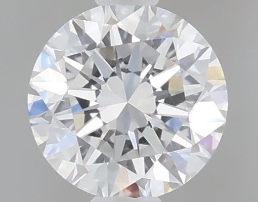 0.53 Carat Round Shaped, Excellent Cut, D Color, VVS2 Clarity, IGI Certified Lab Grown Diamond