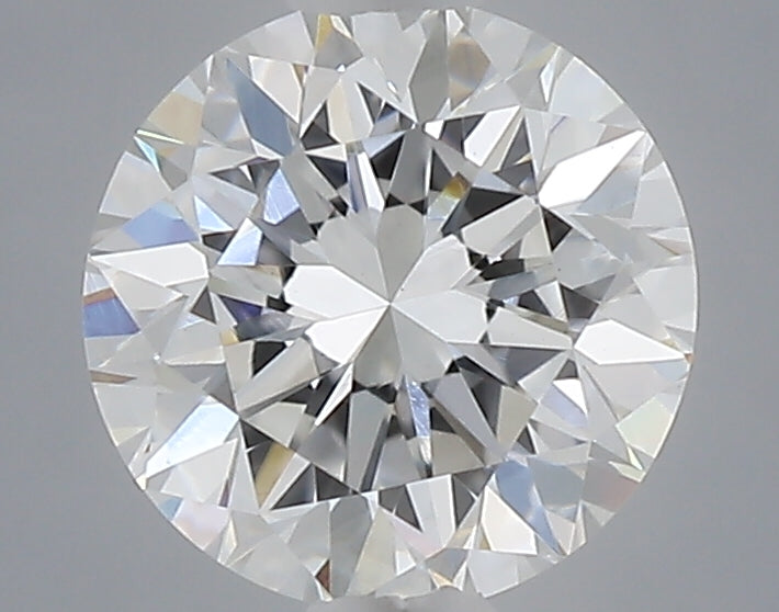 0.54 Carat Round Shaped, Very Good Cut, D Color, VVS2 Clarity, IGI Certified Lab Grown Diamond