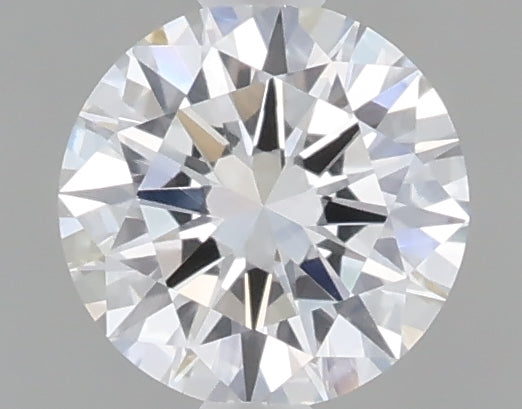 0.54 Carat Round Shaped, Excellent Cut, D Color, VVS2 Clarity, IGI Certified Lab Grown Diamond