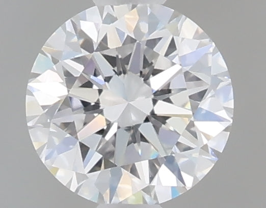 0.55 Carat Round Shaped, Very Good Cut, D Color, VVS2 Clarity, IGI Certified Lab Grown Diamond