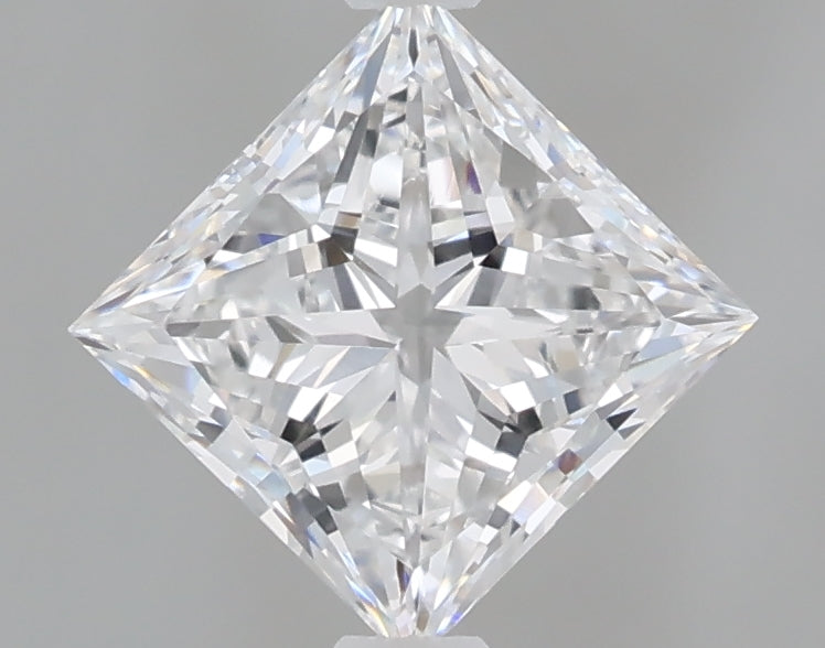 1.07 Carat Princess Shaped, Very Good Cut, D Color, VVS2 Clarity, IGI Certified Lab Grown Diamond