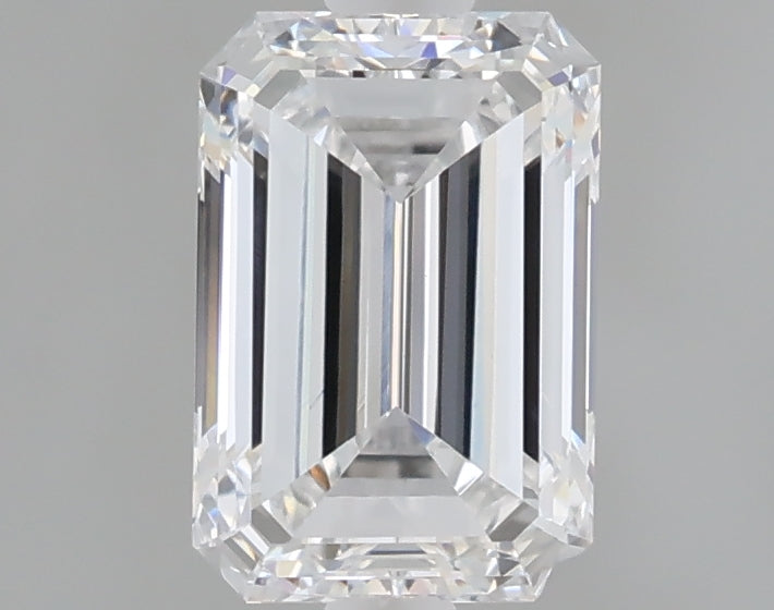0.99 Carat Emerald Shaped, Excellent Cut, D Color, VVS2 Clarity, IGI Certified Lab Grown Diamond