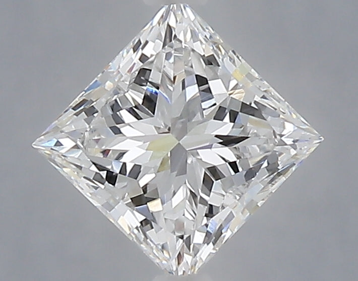 1.10 Carat Princess Shaped, Very Good Cut, D Color, VVS2 Clarity, IGI Certified Lab Grown Diamond